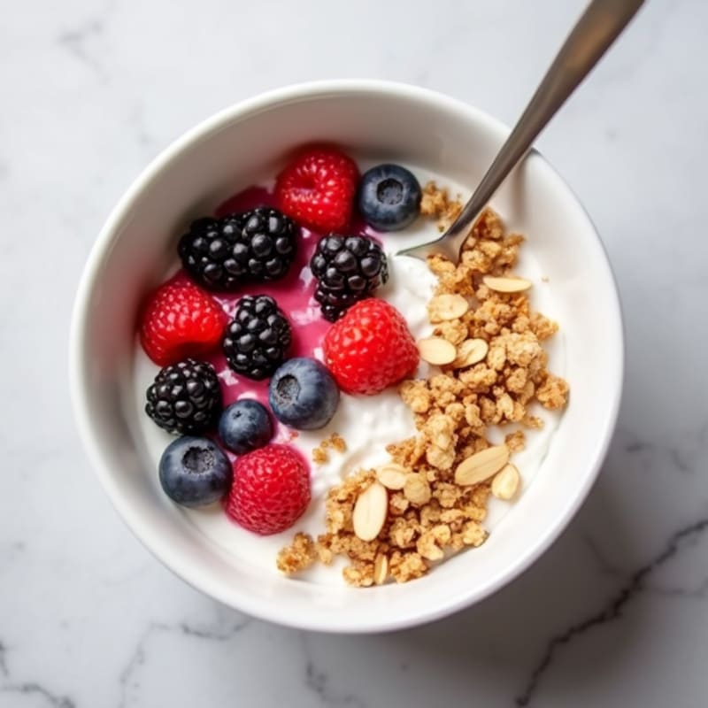 Protein-Packed Berry Greek Yogurt Bowl