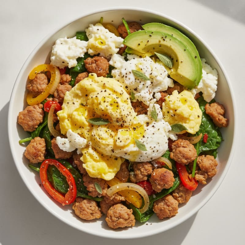 Savory Sausage and Egg Breakfast Bowl