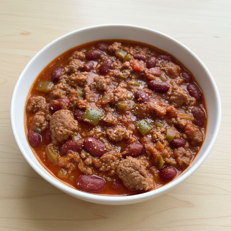 Smoky Ground Beef and Bean Chili