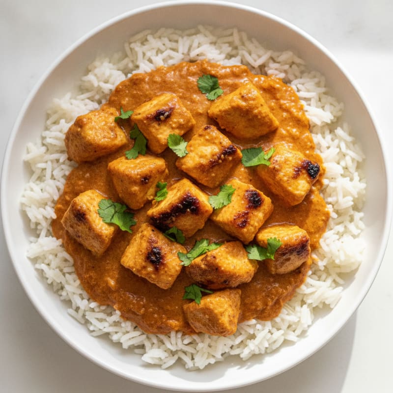 Spiced Butter Chicken with Basmati Rice