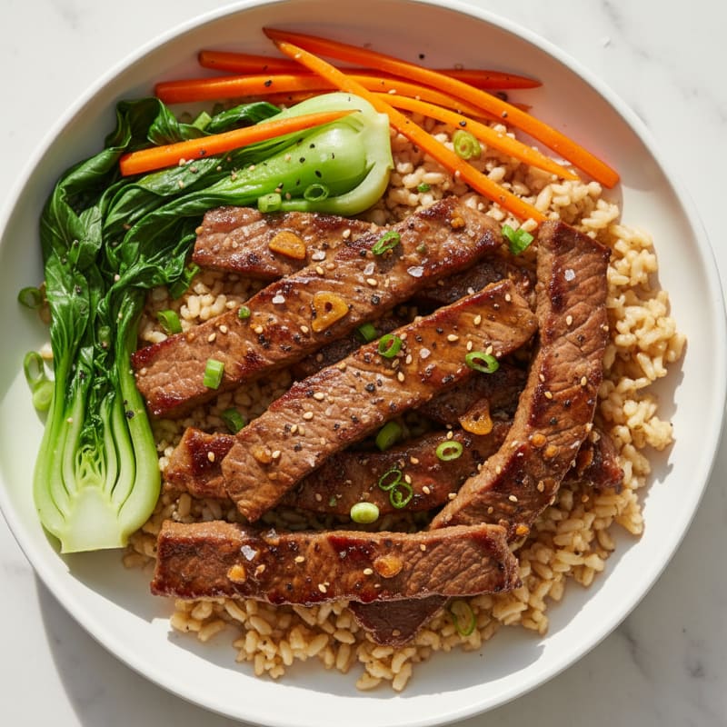 Tender Sesame-Ginger Beef Bulgogi