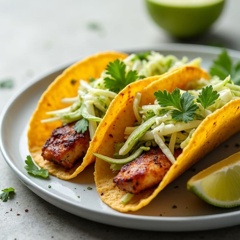 Slow-Cooked Crispy Pork Tacos with Fresh Slaw