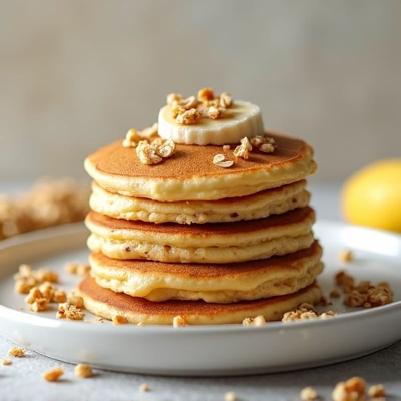 Fluffy Protein-Packed Oatmeal Pancakes