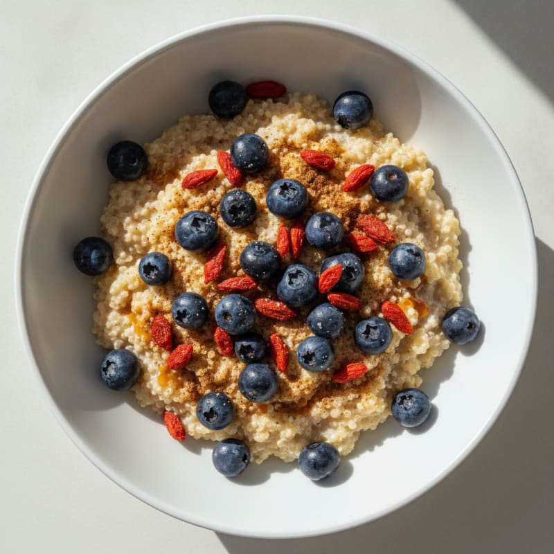 Berry Quinoa Breakfast Bowl