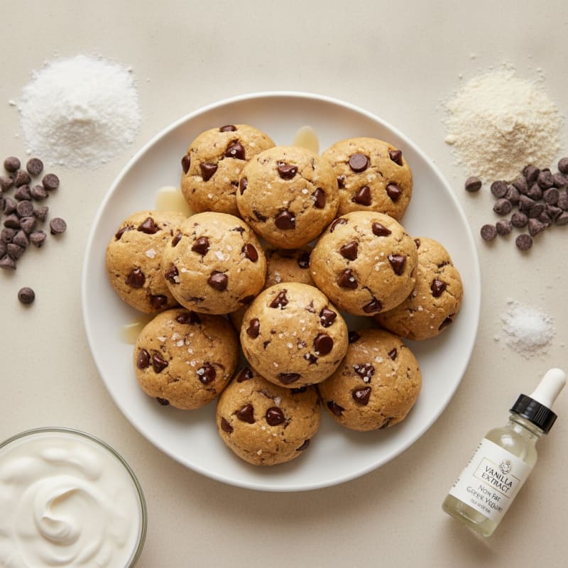 No-Bake Chocolate Chip Protein Bites