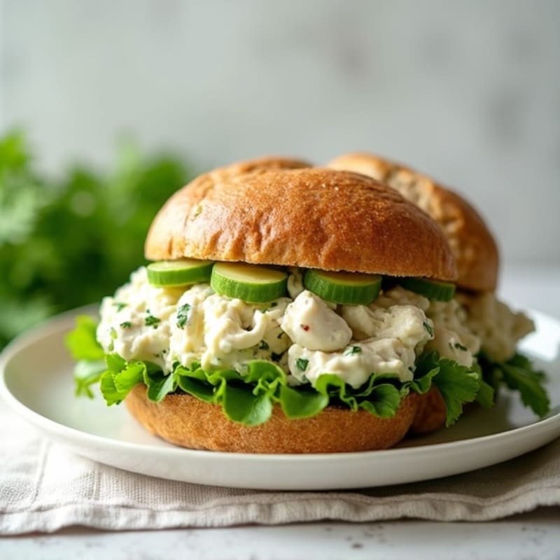 Fresh Herb Chicken Salad Sandwich