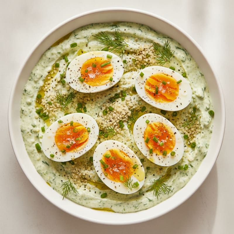 Savory Herb Hard-Boiled Eggs