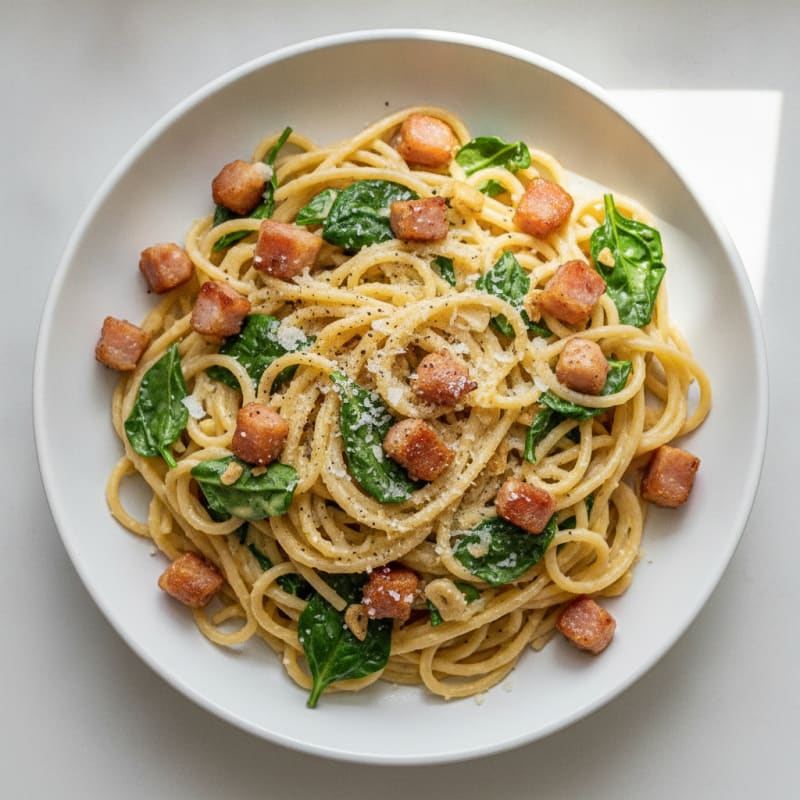 Classic Carbonara with Pancetta and Egg