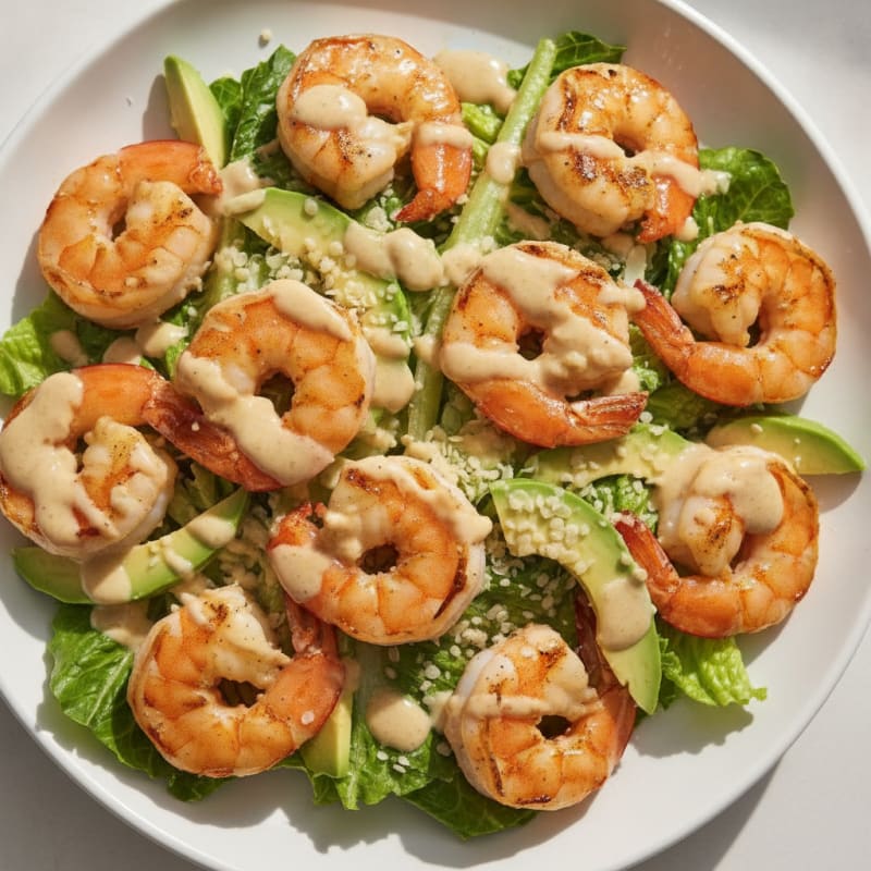 Grilled Shrimp Caesar Salad
