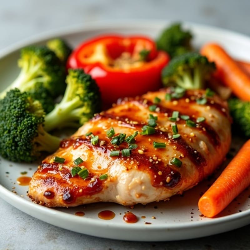 Sheet Pan Teriyaki Chicken and Roasted Vegetables