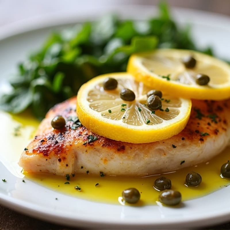 Pan-Seared Lemon Chicken with Capers