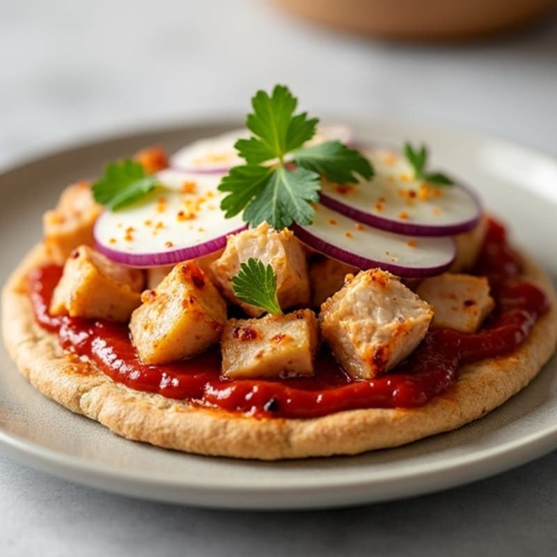 High-Protein BBQ Chicken Pizza