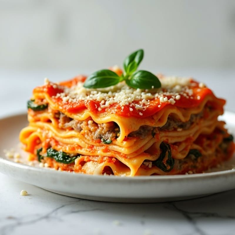 Healthy Layered Veggie Lasagna