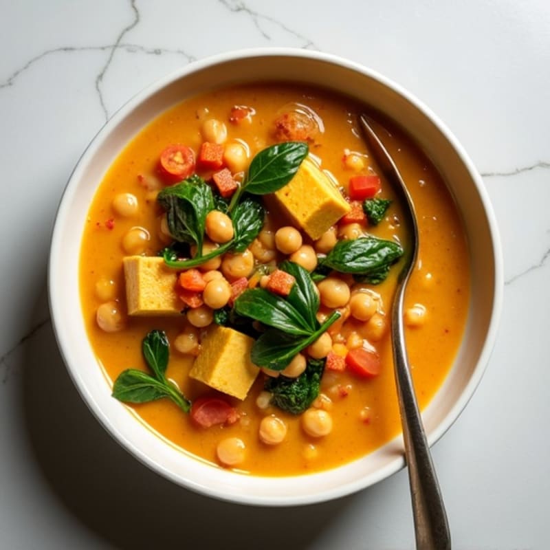 Creamy Coconut Chickpea Curry Stew