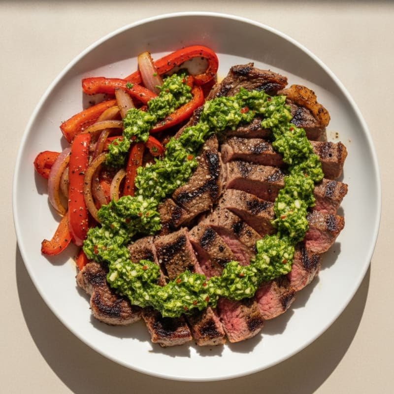 Carne Asada with Chimichurri Sauce