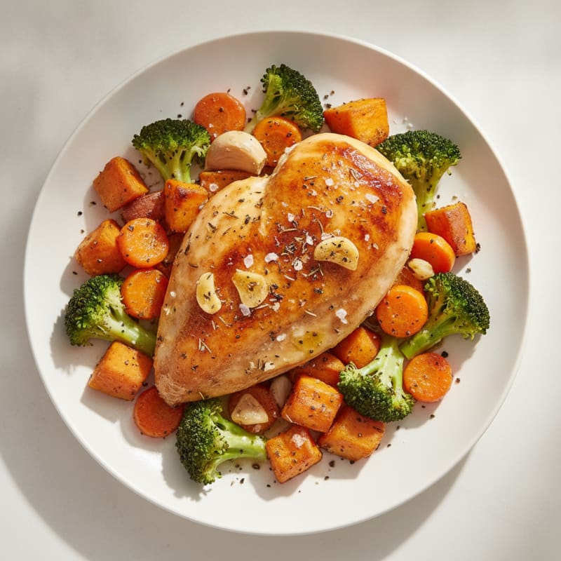 Garlic Herb Roasted Chicken
