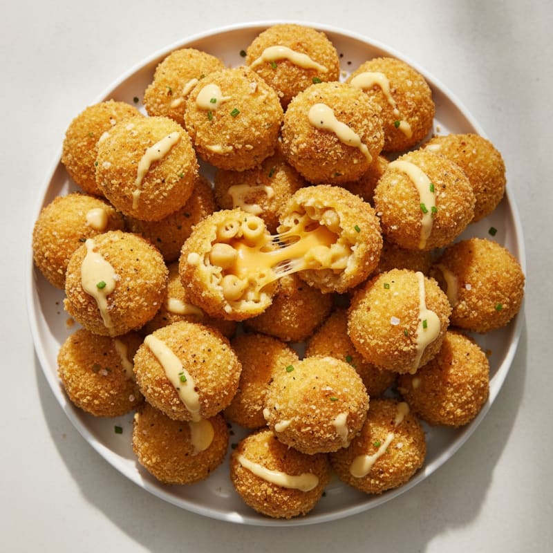Golden Mac & Cheese Bites
