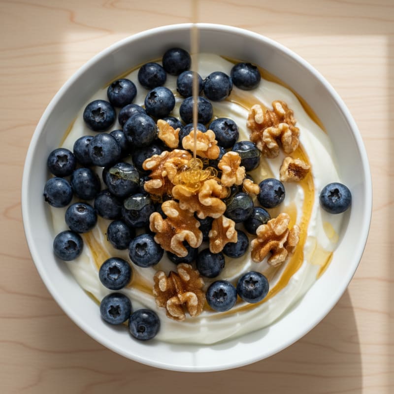 Creamy Protein Yogurt Bowl with Fresh Berries