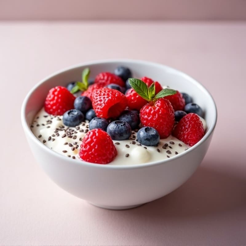 Creamy Greek Yogurt Protein Bowl with Berries