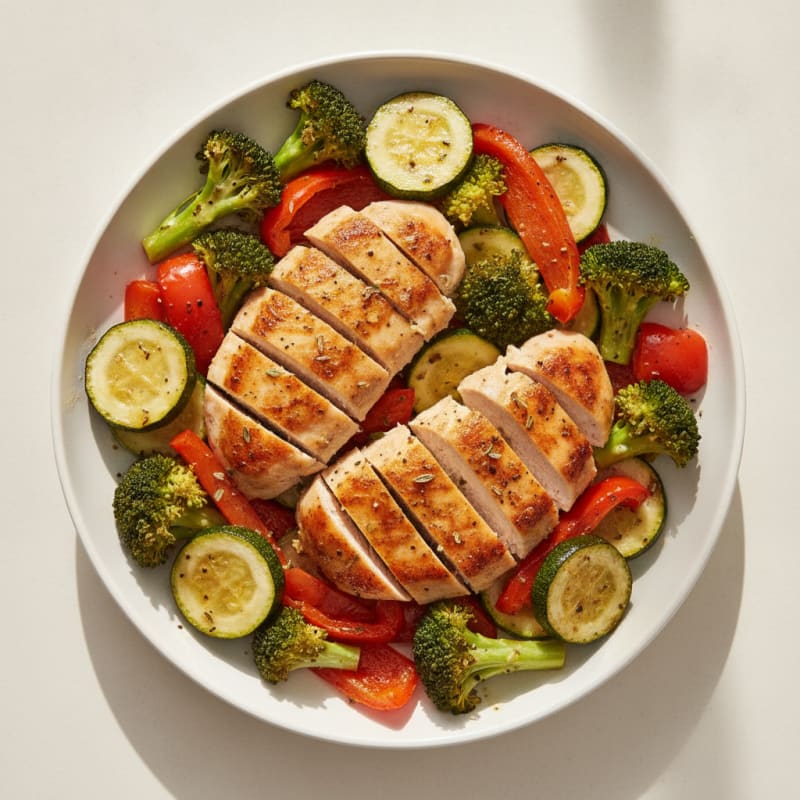 Sheet Pan Lemon Herb Chicken and Veggies