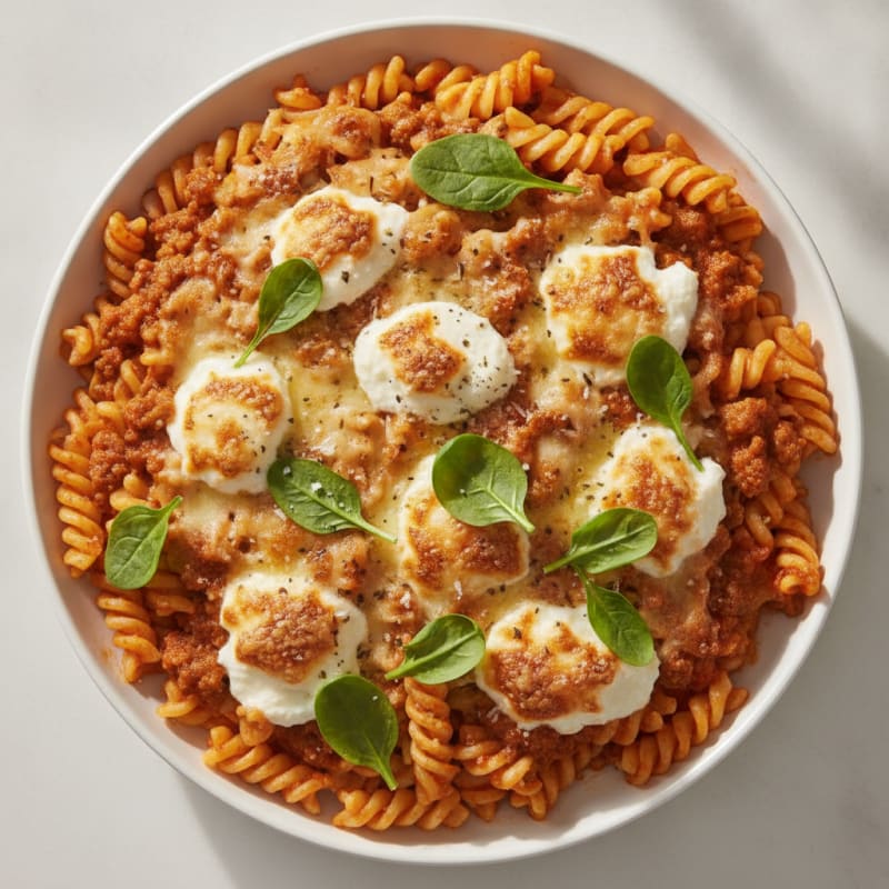 Classic Baked Ziti with Ricotta