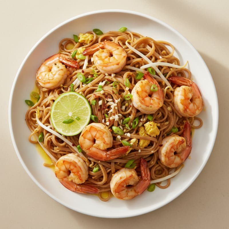 Shrimp Pad Thai Noodles