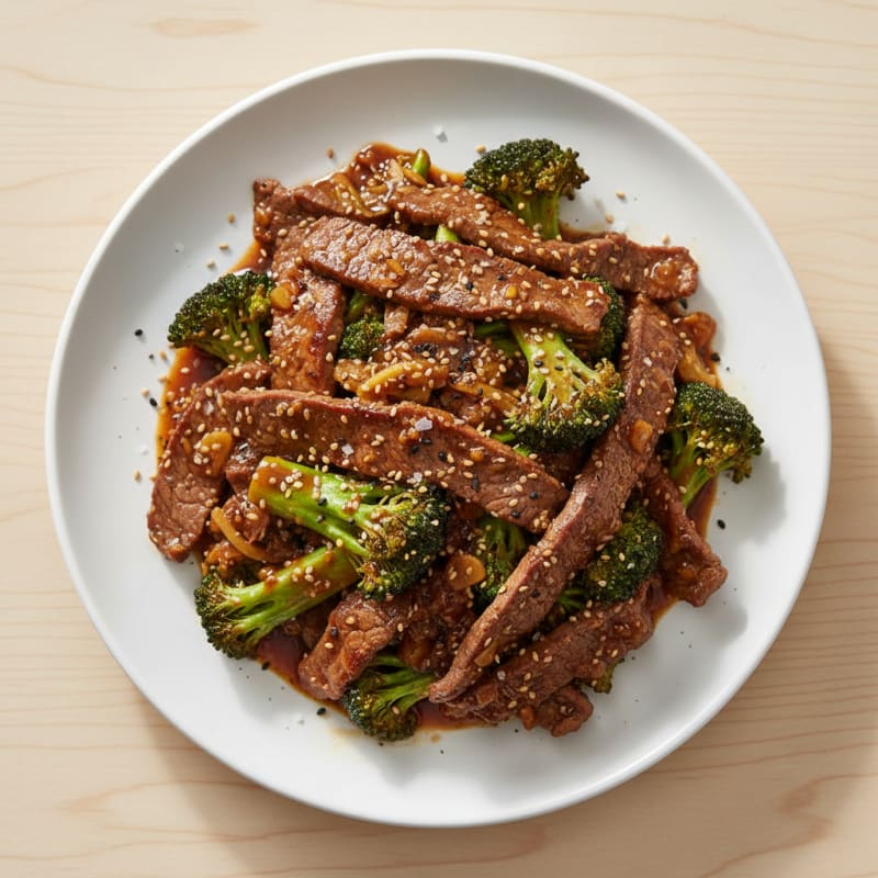 Tender Sesame Beef and Broccoli Stir-Fry
