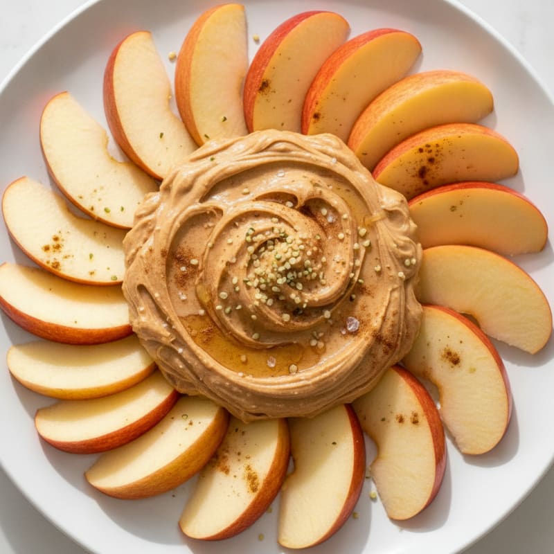 High-Protein Apple and Peanut Butter Dip