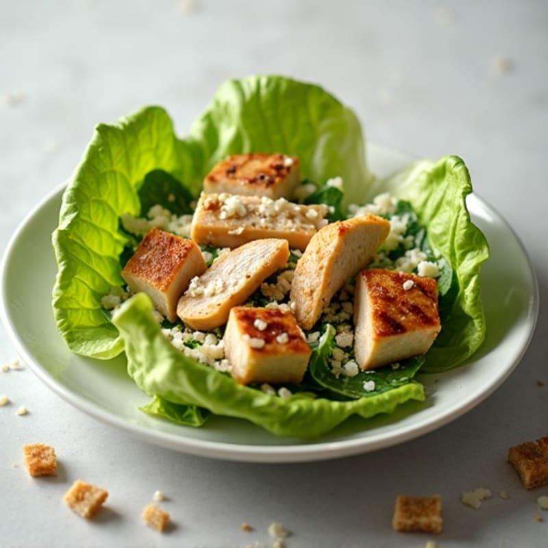 Grilled Chicken Caesar Lettuce Wrap