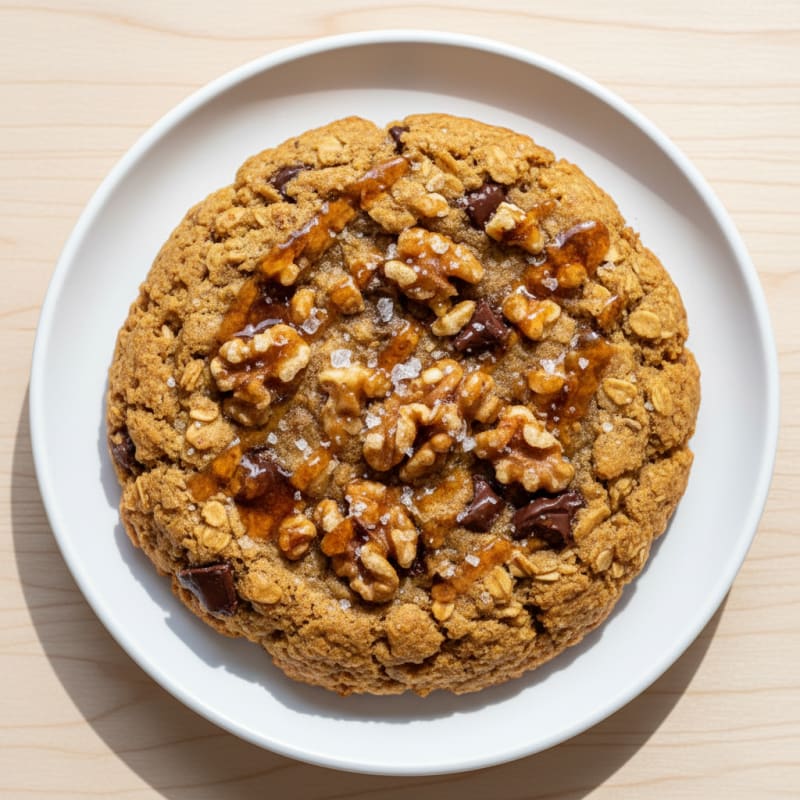 Crispy Caramelized Nut Chocolate Cookie