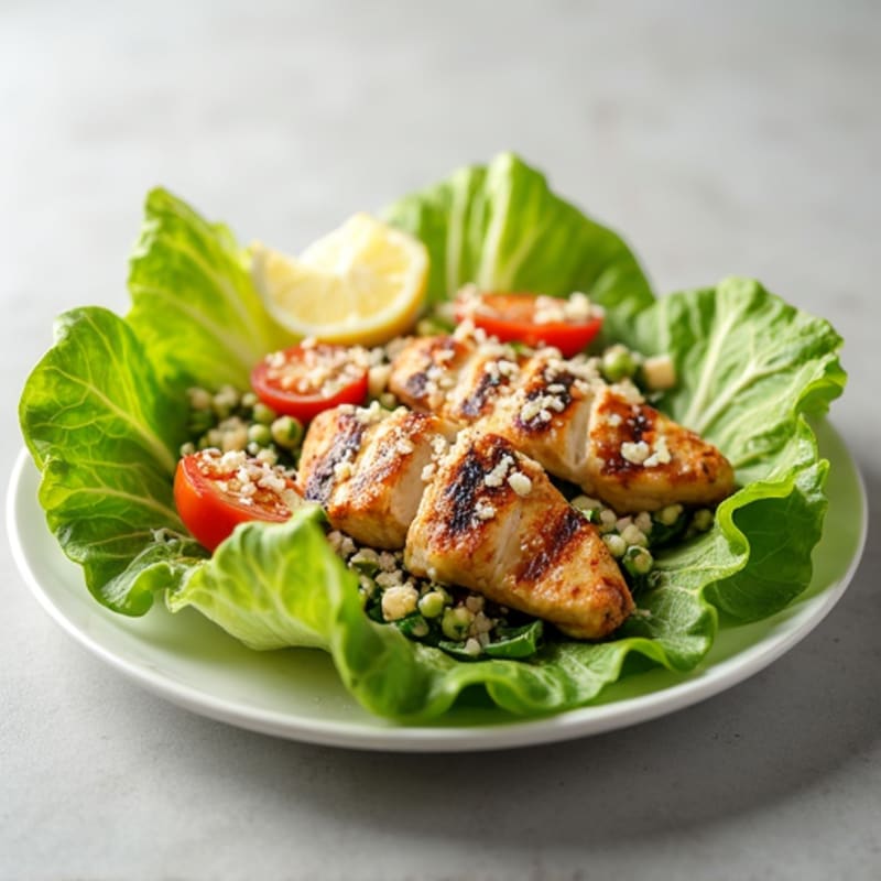 Grilled Chicken Caesar Lettuce Wrap
