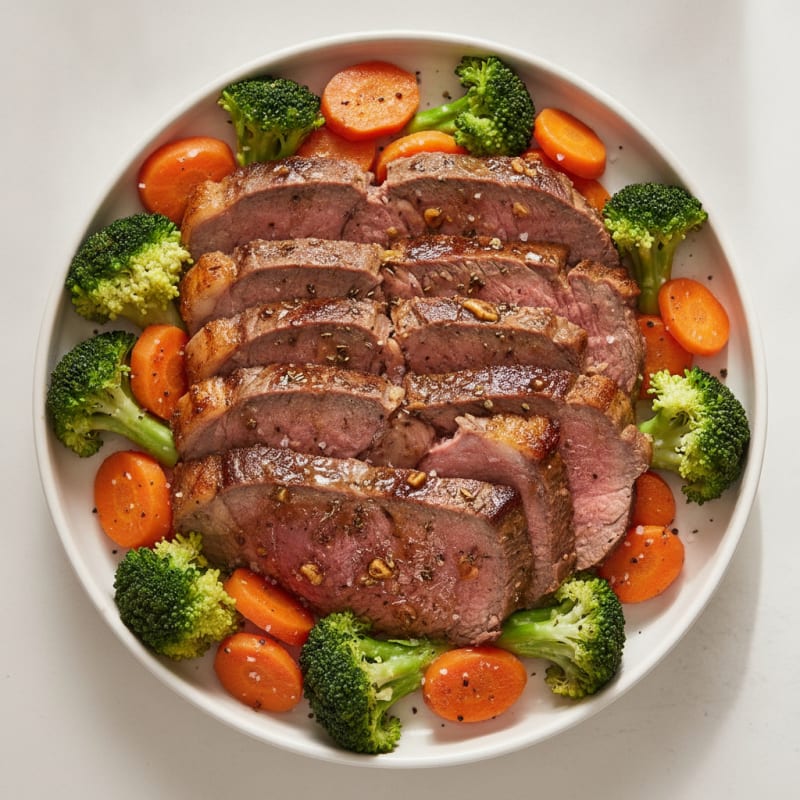 Garlic Herb Roasted Beef