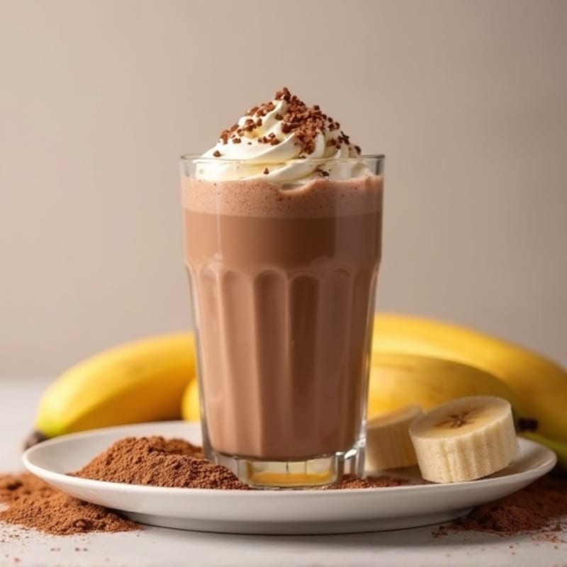 Creamy Chocolate Peanut Butter Protein Shake