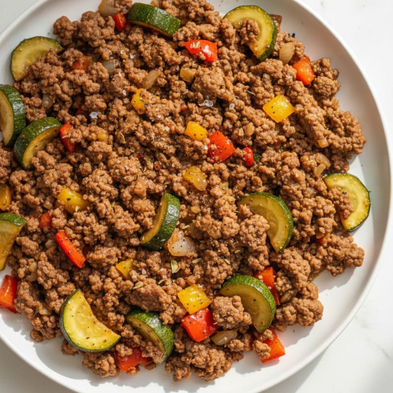 Ground Beef and Vegetable Skillet