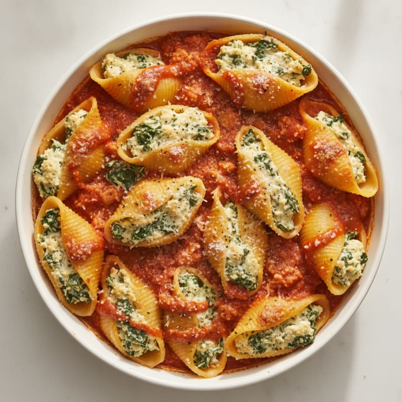 Spinach & Ricotta Stuffed Shells