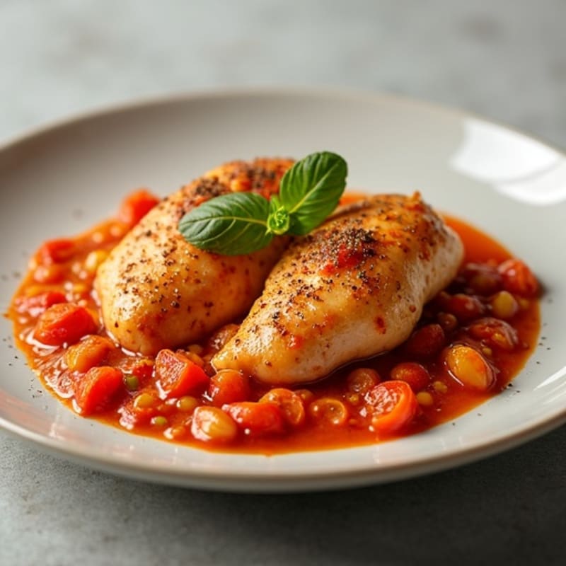 Creamy Spiced Tomato Chicken