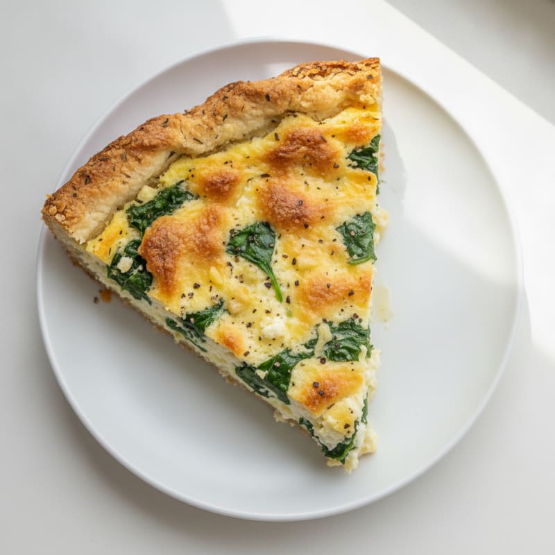 Savory Three-Cheese Pie with Herb Crust
