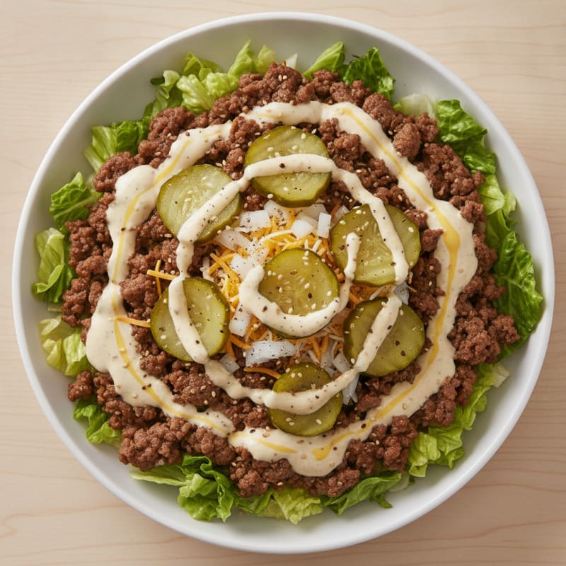 Big Mac Inspired Protein Power Bowl