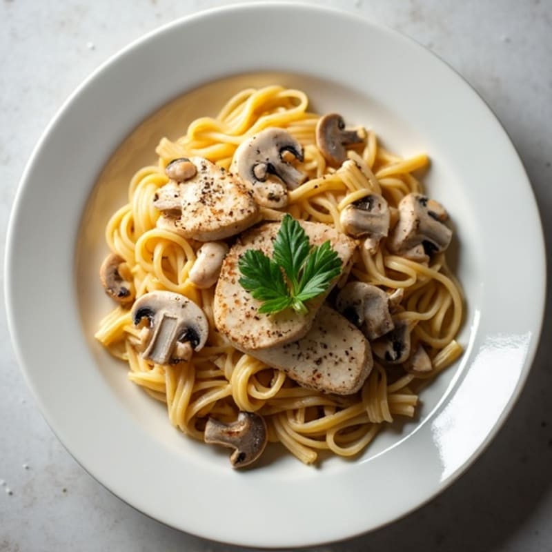 Creamy Truffle Mushroom Pasta