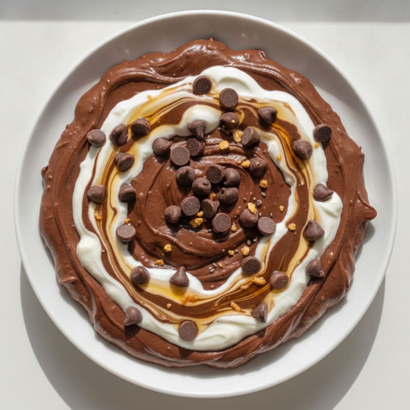 Silky Chocolate Protein Pudding with Greek Yogurt