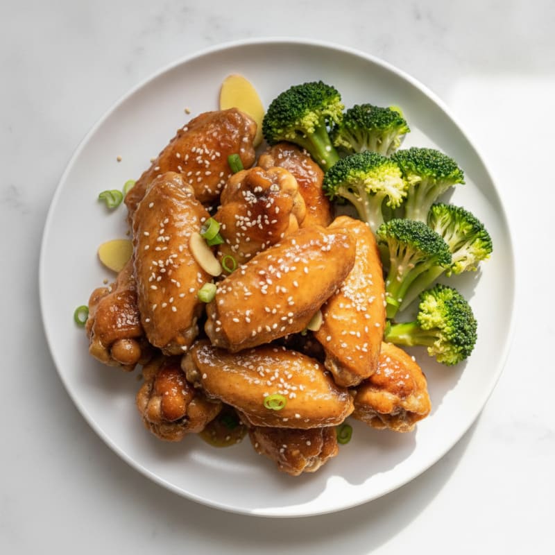 Honey-Garlic Glazed Chicken Wings