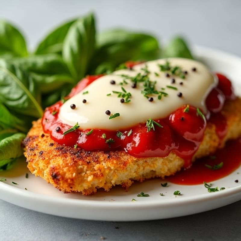 Crispy Oven-Baked Chicken Parmesan