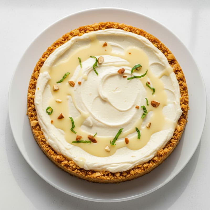 Silky Greek Yogurt Protein Cheesecake
