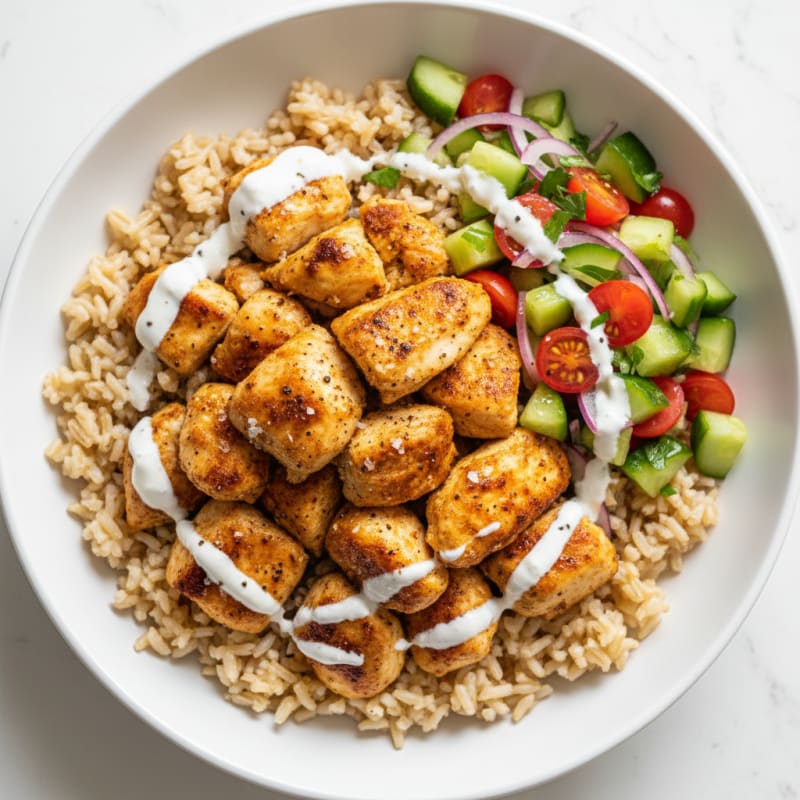 Chicken Shawarma Rice Bowl