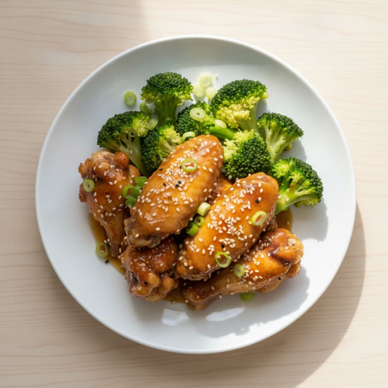 Honey-Garlic Glazed Chicken Wings