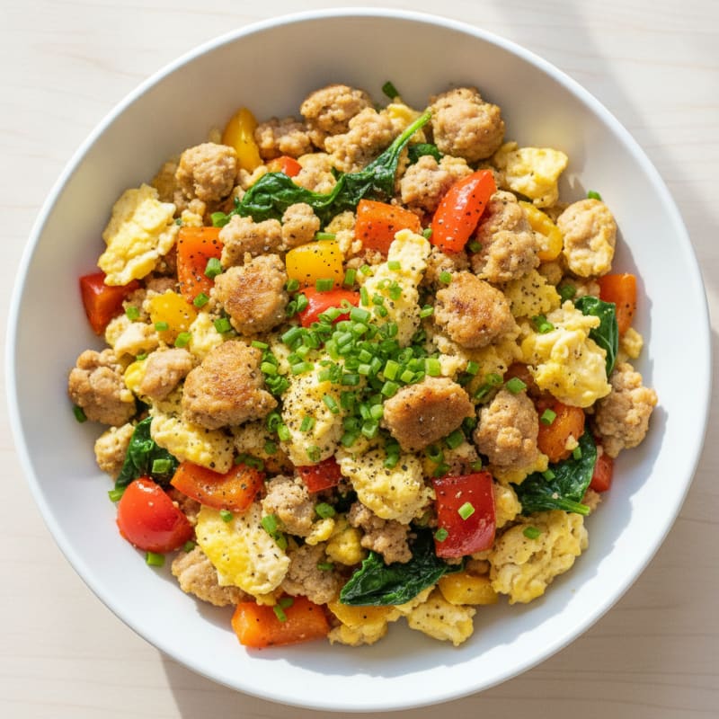 Savory Sausage and Egg Breakfast Bowl