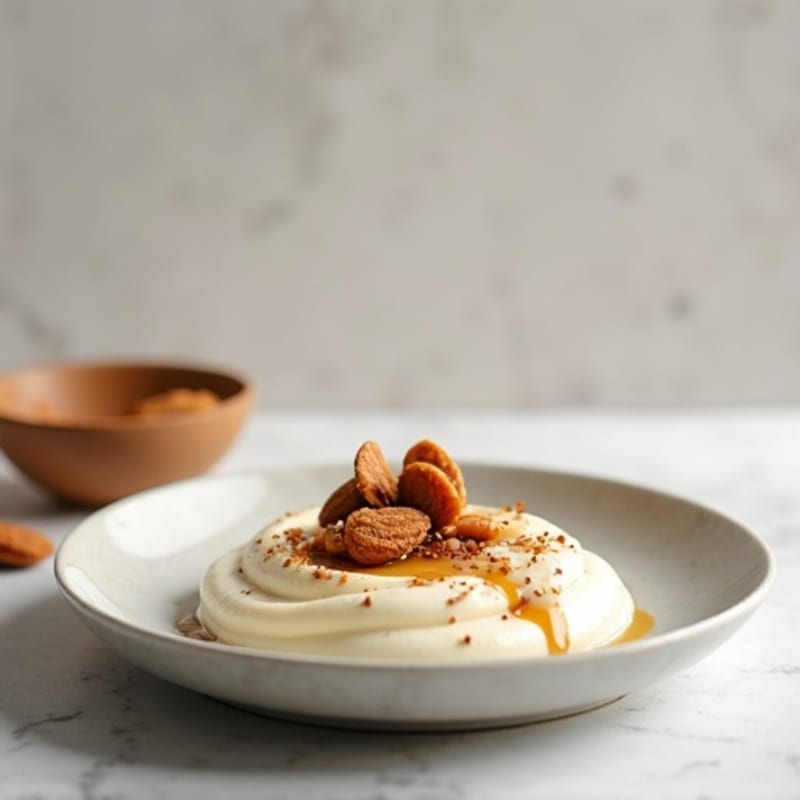 Silky Greek Yogurt Protein Pudding with Almond Butter