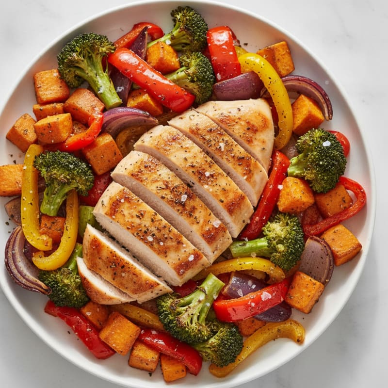 Chicken and Roasted Vegetable Medley