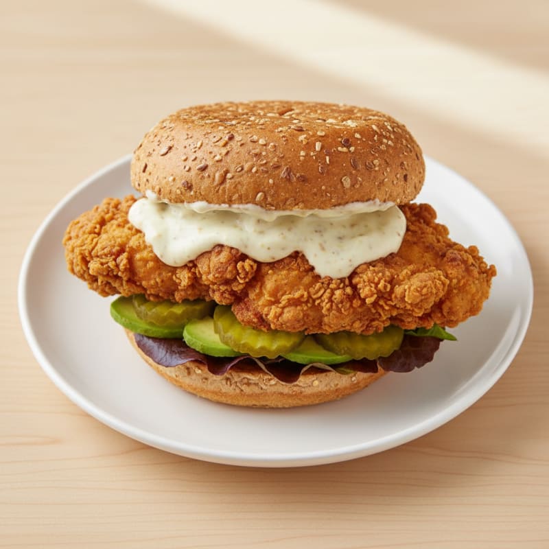 Crispy Buttermilk Fried Chicken Sandwich
