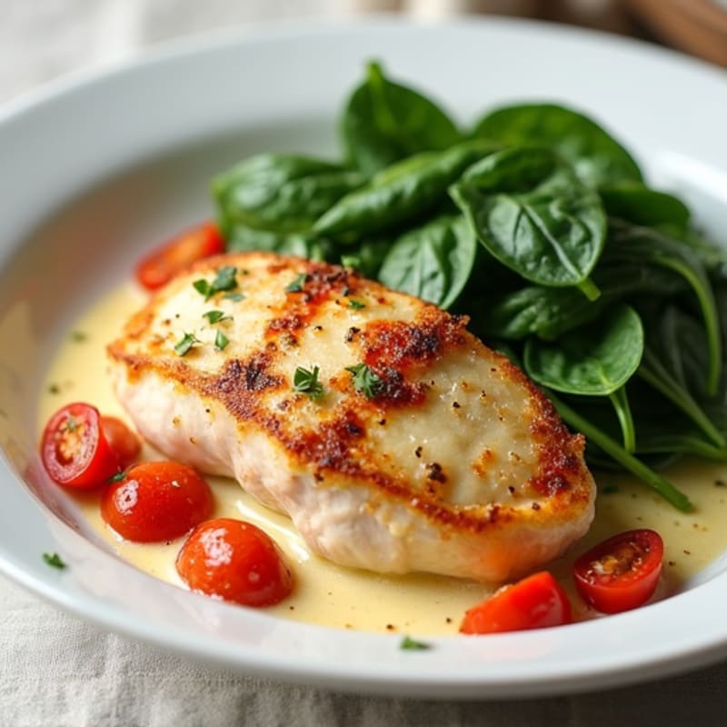 Creamy Sun-Dried Tomato Chicken with Garlic